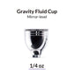 GAAHLERI Airbrush Mirror Level Gravity Cup 1/4 OZ - SprayGunner
