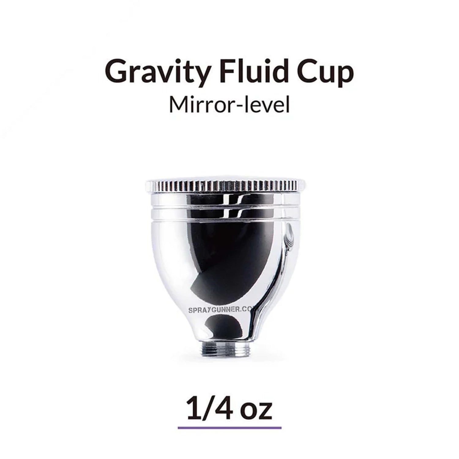 GAAHLERI Airbrush Mirror Level Gravity Cup 1/4 OZ - SprayGunner