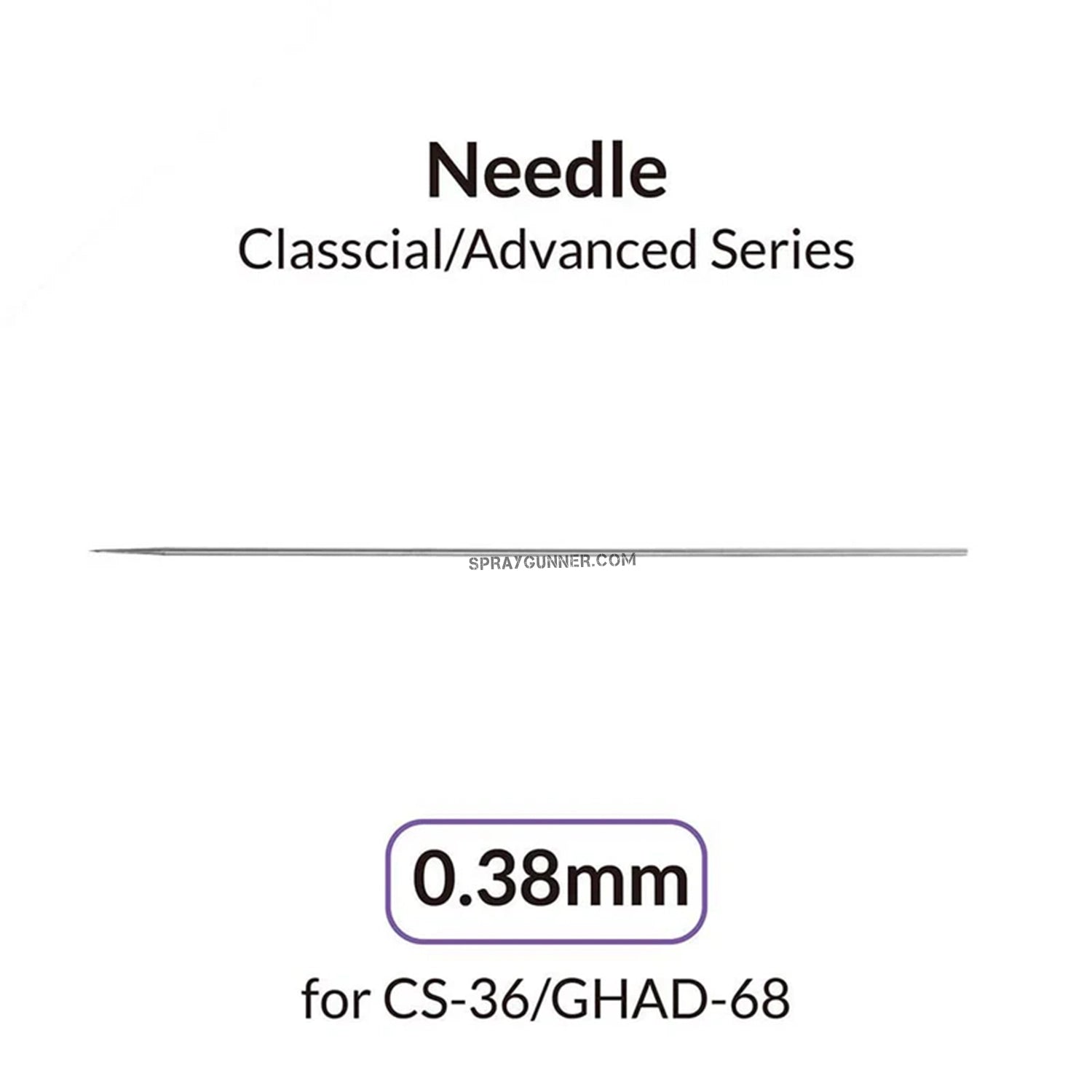 GAAHLERI Airbrush 0.38mm Needle for Advanced Series - SprayGunner