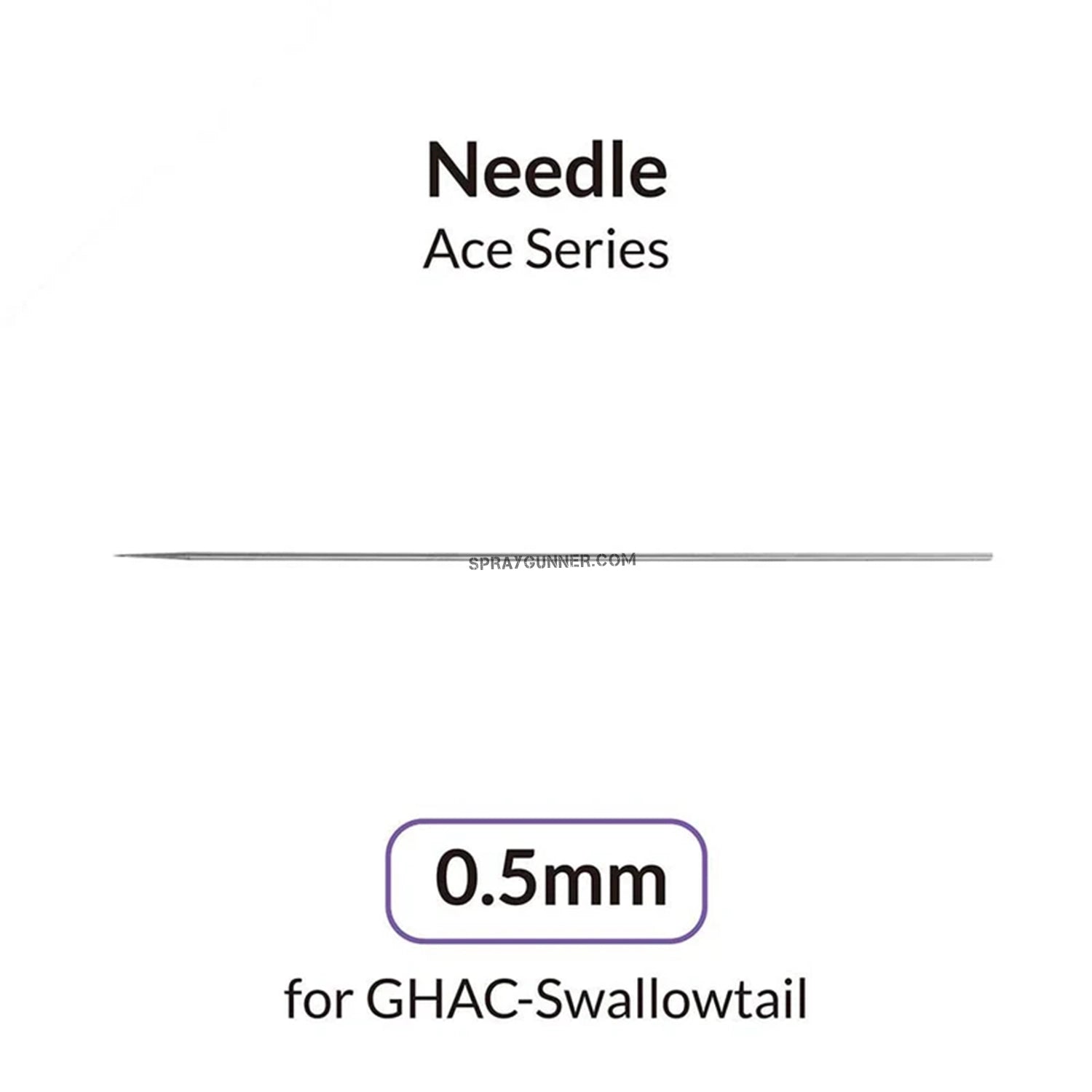 GAAHLERI Airbrush 0.5mm High-Durability Needle for GHAC-Swallowtail - SprayGunner