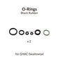 GAAHLERI Airbrush Black O-Ring for Swallowtail