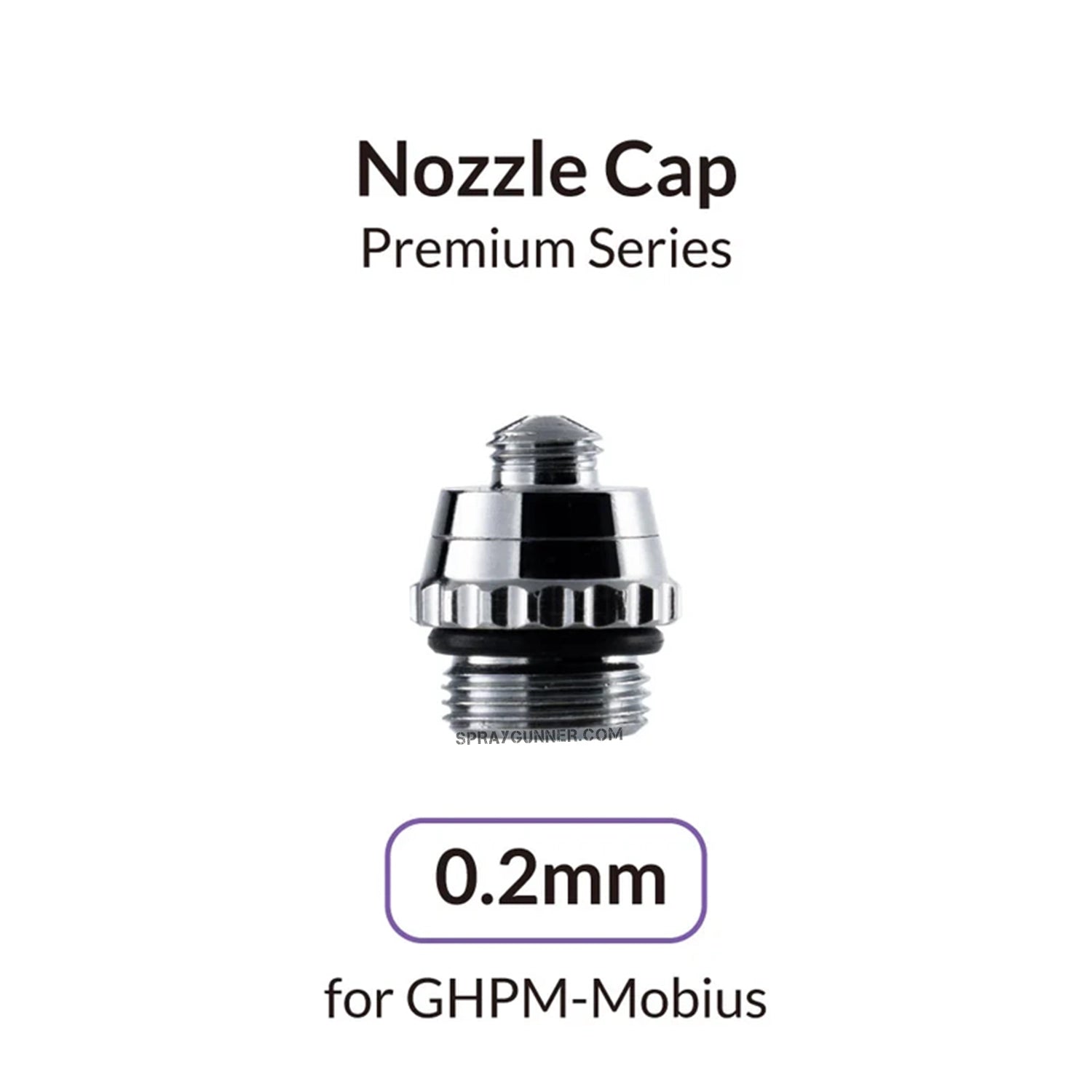 GAAHLERI Airbrush Mobius 0.2mm Nozzle Cap - SprayGunner