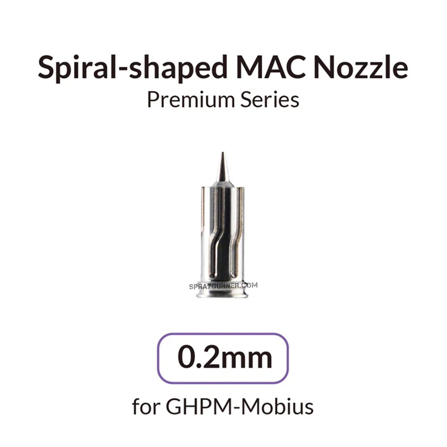 GAAHLERI Airbrush Mobius 0.2mm Nozzle - SprayGunner