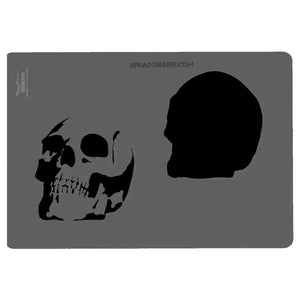 Harder and Steenbeck Airbrushing stencil "Skull 2" - SprayGunner