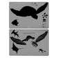 Harder and Steenbeck Airbrushing stencil set "Turtle Sealife" - SprayGunner