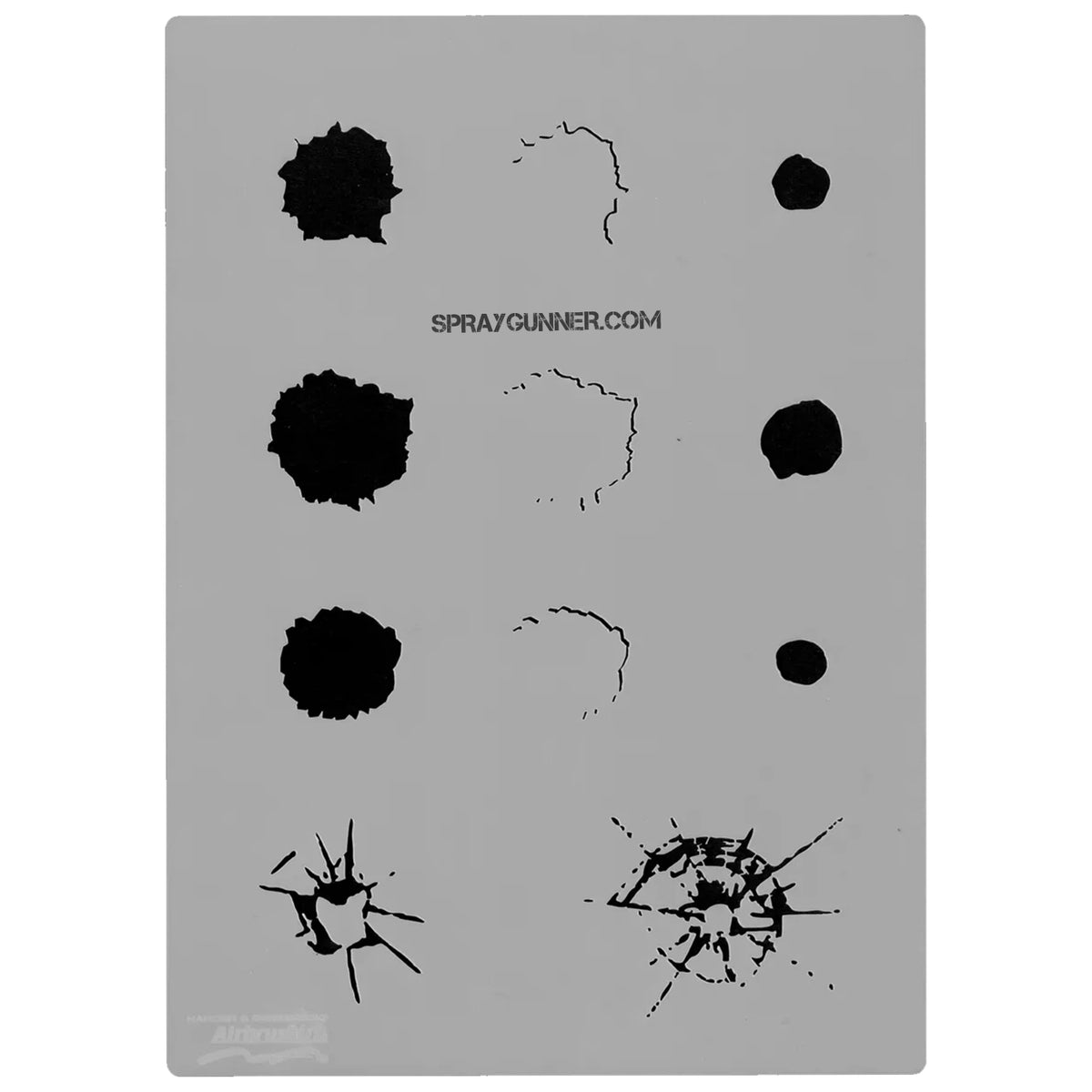AIRBRUSH TEMPLATE – MICRO Airbrush Stencils for spraying fine details AIRBRUSH TEMPLATE – MICRO Airbrush Stencils for spraying fine details