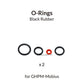 GAAHLERI Airbrush Mobius Black O-Rings - SprayGunner