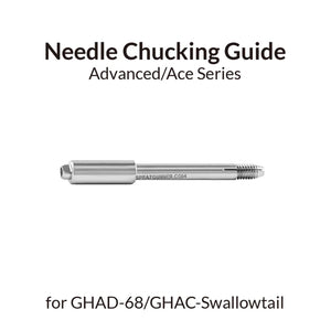 GAAHLERI Airbrush Needle Chucking Guide for GHAD-68/Swallowtail