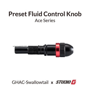 GAAHLERI Airbrush Preset Fluid Control Knob for Swallowtail-StudioG
