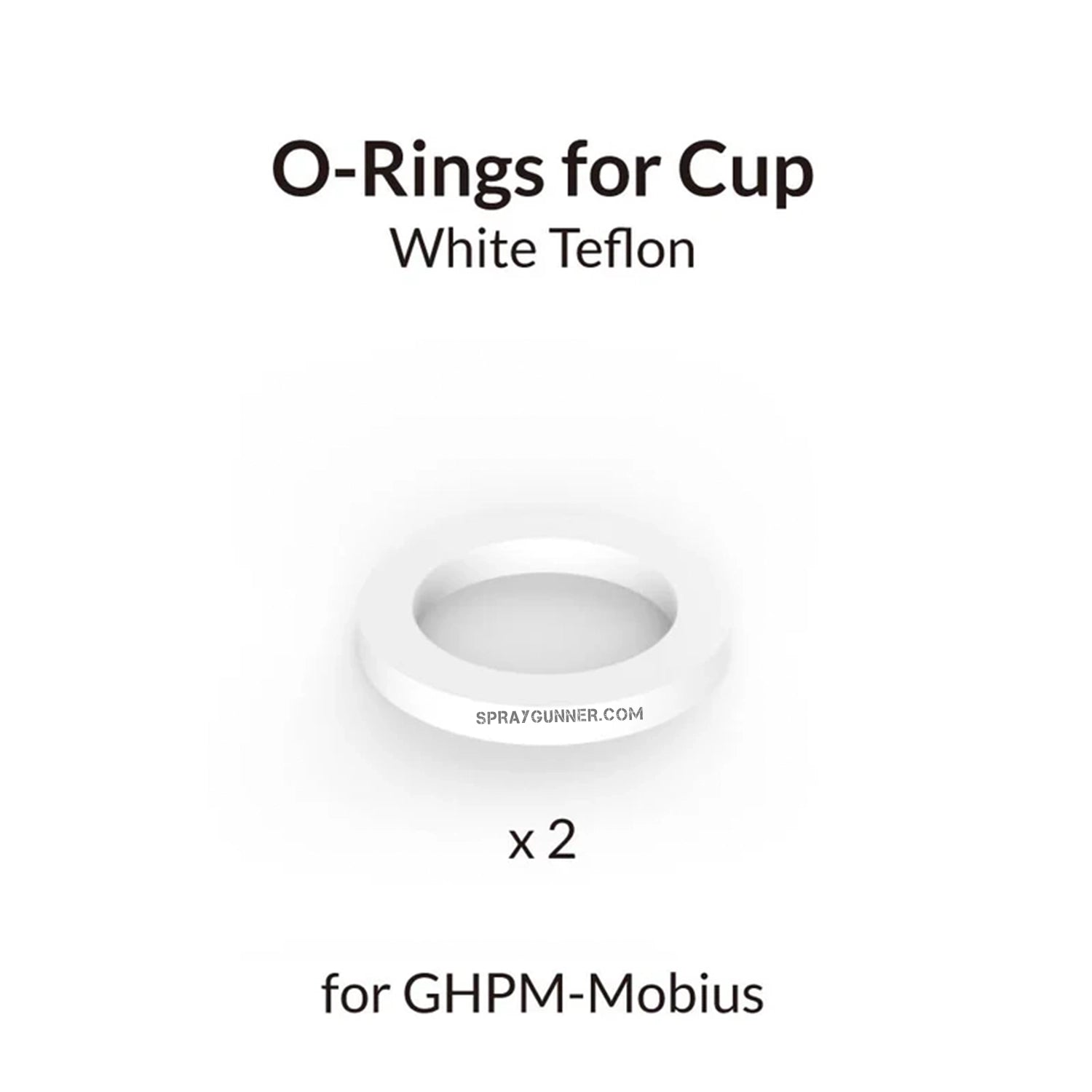 GAAHLERI Airbrush Teflon O-Rings for Cup Mobius - SprayGunner