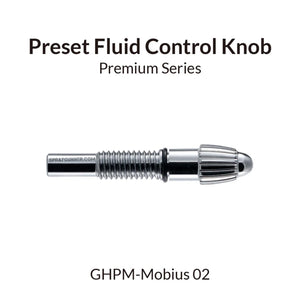 GAAHLERI Airbrush Preset Fluid Control Knob for Mobius 0.2