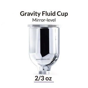 GAAHLERI Airbrush Mirror Level Gravity Cup 2/3 OZ