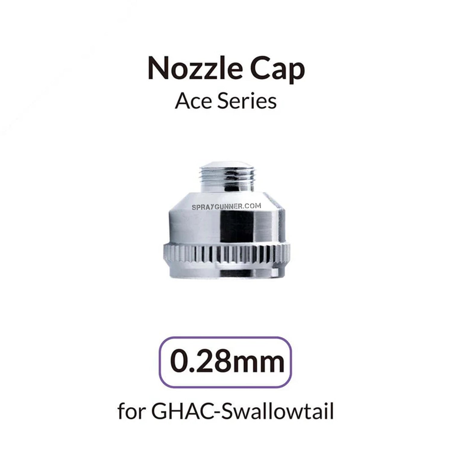 GAAHLERI Airbrush 0.28mm Nozzle Cap for GHAC-Swallowtail - SprayGunner