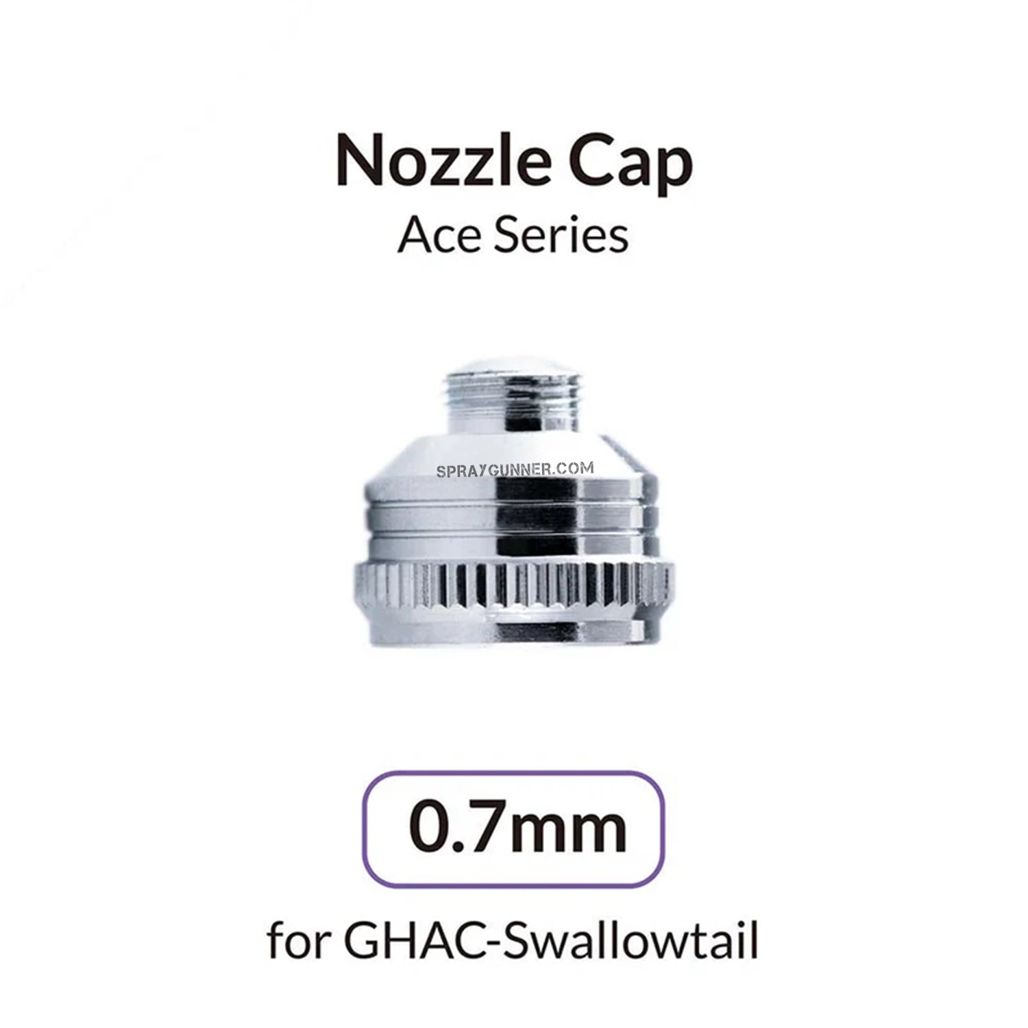 GAAHLERI Airbrush 0.7mm Nozzle Cap for GHAC-Swallowtail - SprayGunner