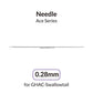 GAAHLERI Airbrush 0.28mm High-Durability Needle for GHAC-Swallowtail - SprayGunner