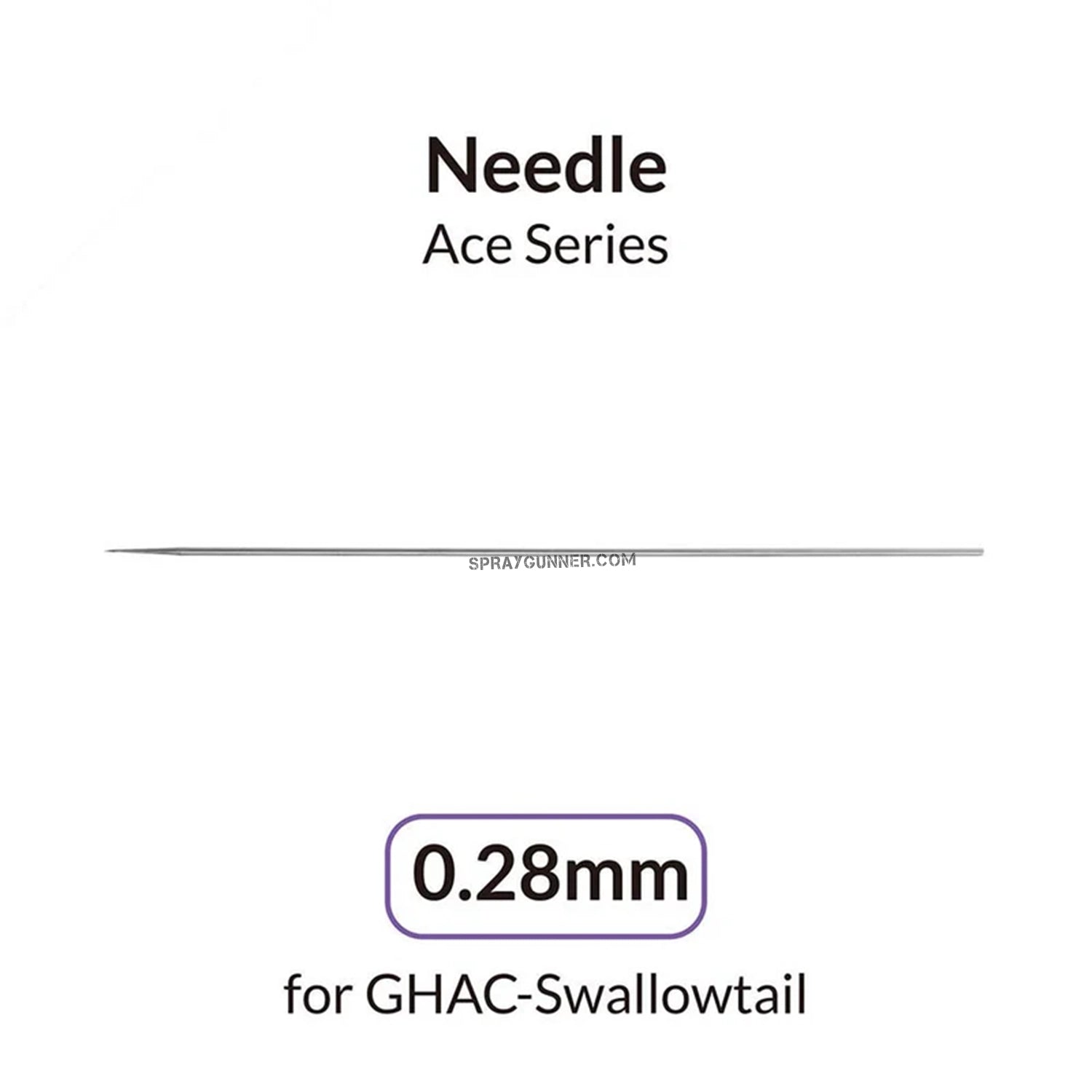 GAAHLERI Airbrush 0.28mm High-Durability Needle for GHAC-Swallowtail - SprayGunner
