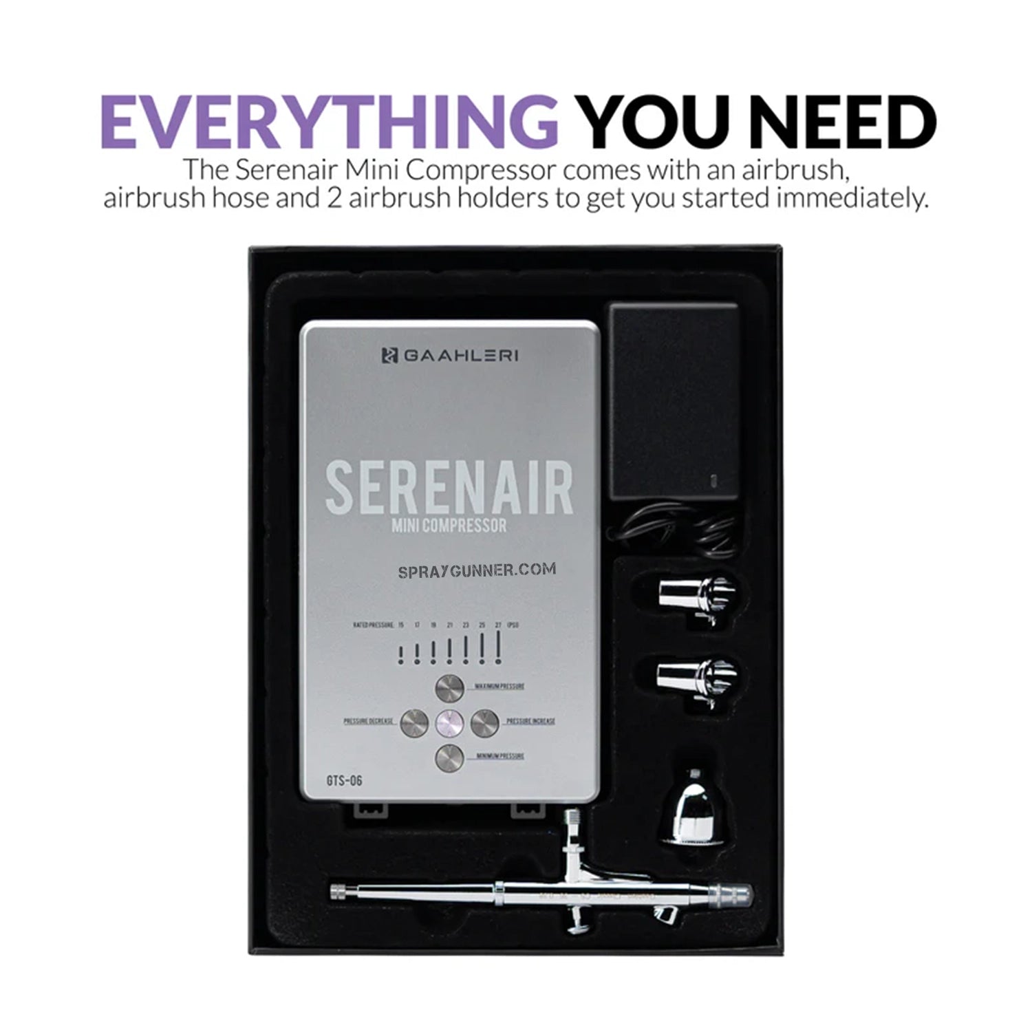 GAAHLERI Ambition Series GTS-06 Serenair Mini Compressor (US Ver.) - GAAHLERI Ambition Series GTS-06 Serenair Mini Compressor (US Ver.) -