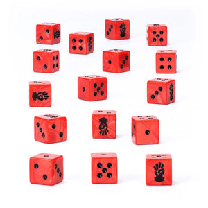 Warhammer 40k Chaos Space Marines: Red Corsairs Dice