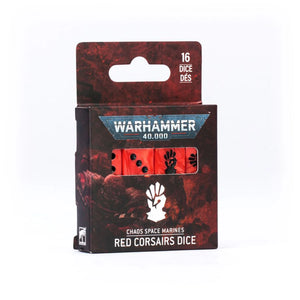Warhammer 40k Chaos Space Marines: Red Corsairs Dice