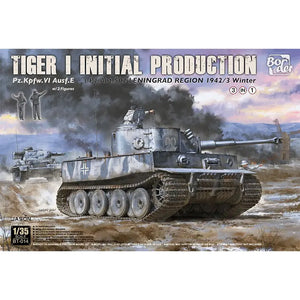 Border Models 1/35 Tiger I Erstproduktion s.Pz.Abt.502 Leningrader Gebiet 1942/43 Wintermodellbausatz