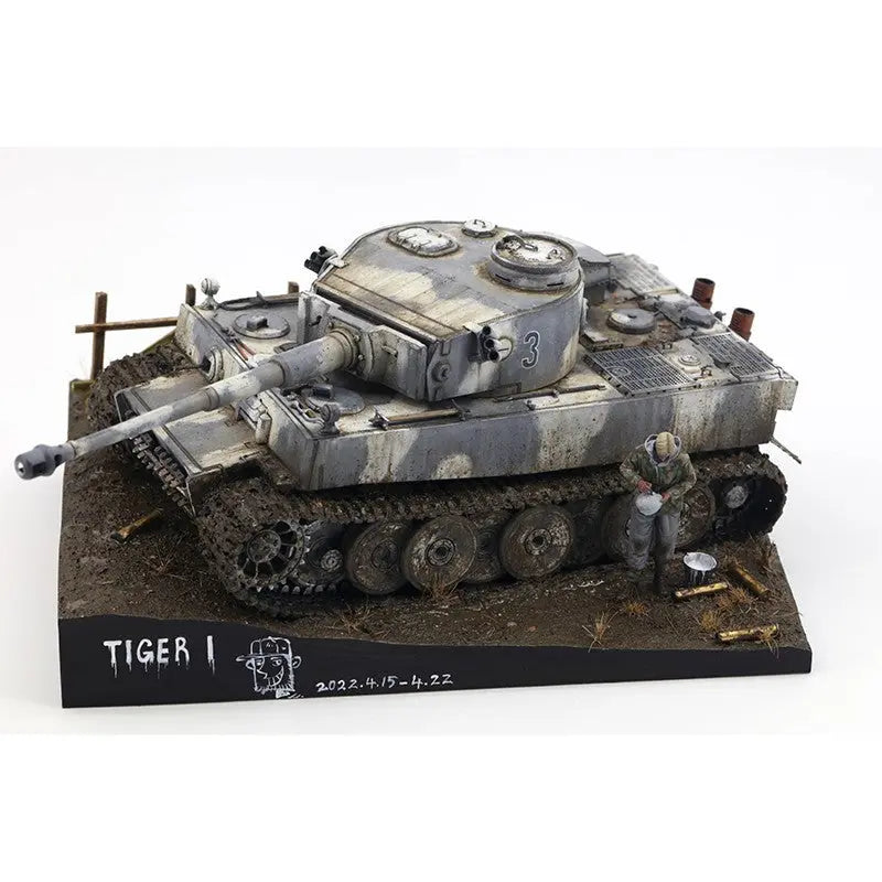 1/35 Diorama, 5 on sale Famos ziehen den Tiger.s.Pz.Abt.502 nach Original