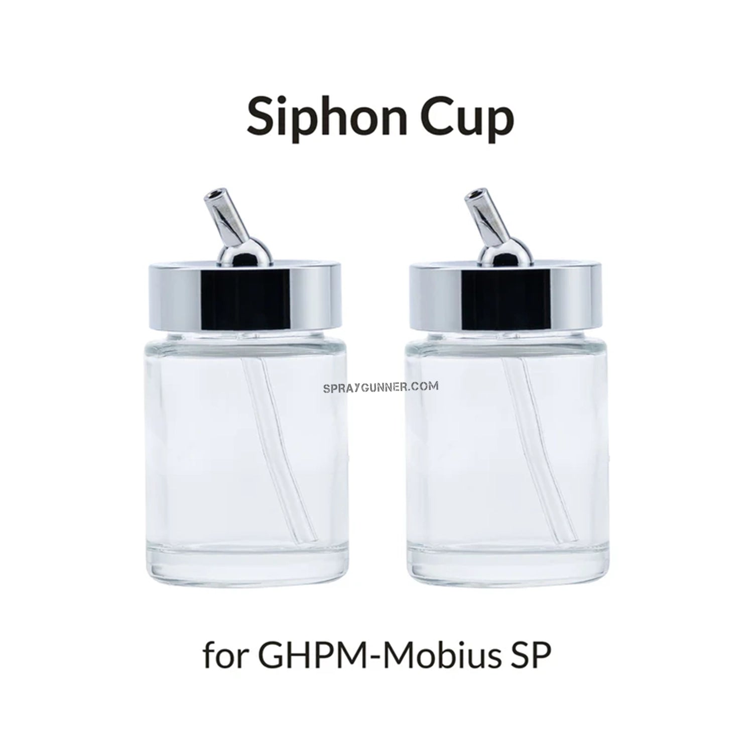 GAAHLERI Airbrush Metal-Capped Siphon Cup for Mobius SP - SprayGunner