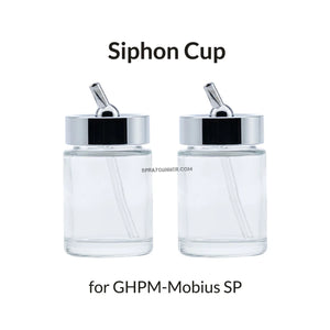 GAAHLERI Airbrush Metal-Capped Siphon Cup for Mobius SP