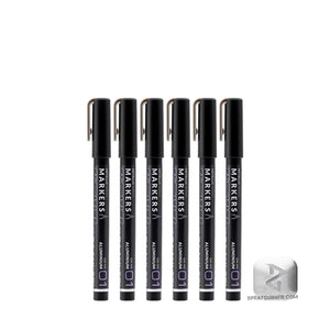 GAAHLERI Metallic Series Markers X6 Aluminium