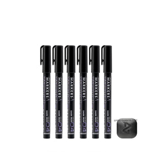 GAAHLERI Metallic Series Markers X6 Dark Iron