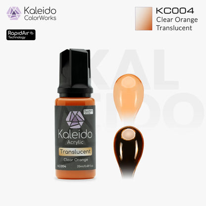 GAAHLERI Kaleido ColorWorks Water-Based Paint KC004 Translucent Orange 20ml