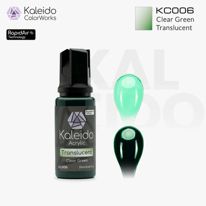 GAAHLERI Kaleido ColorWorks Water-Based Paint KC006 Translucent Green 20ml