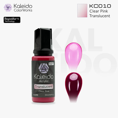 GAAHLERI Kaleido ColorWorks Water-Based Paint KC010 Translucent Pink 20ml
