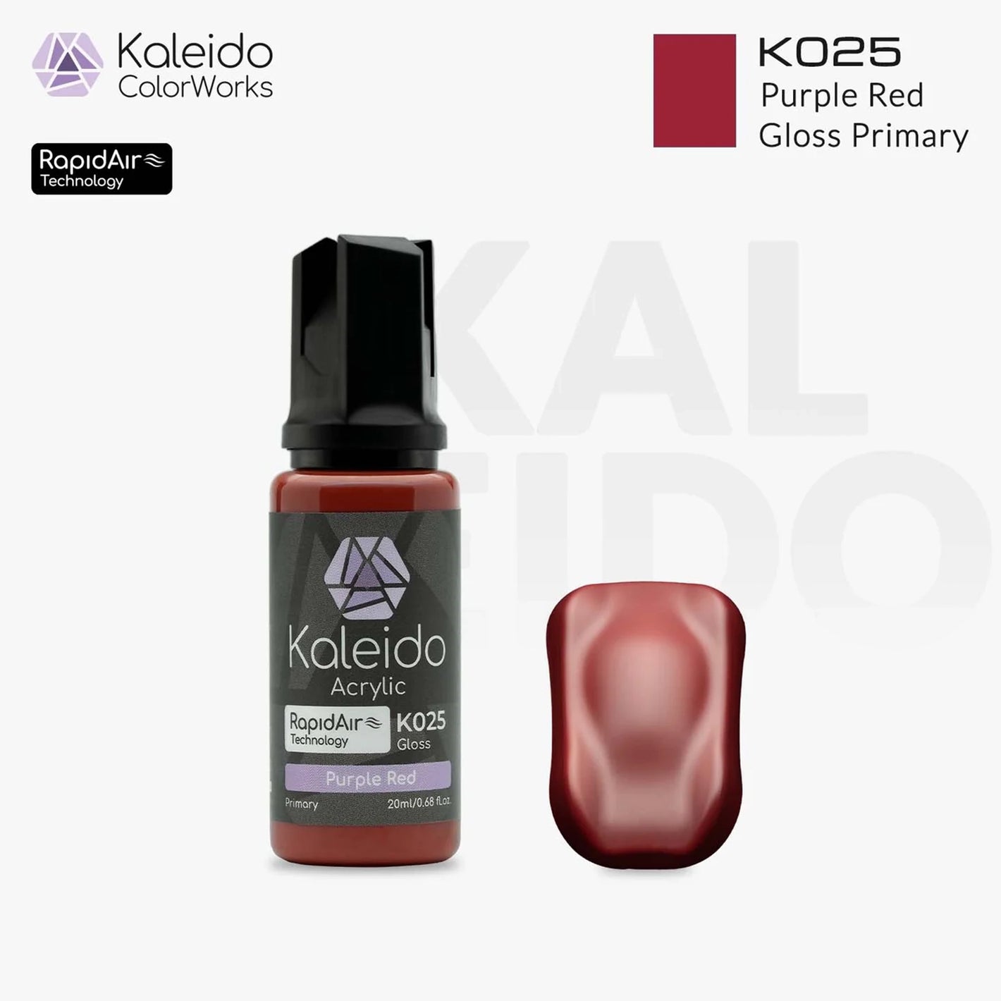 GAAHLERI Kaleido ColorWorks Water-Based Paint K025 Purple Red 20ml