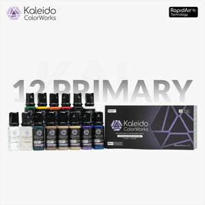 GAAHLERI Kaleido 12 Matt Primary Colors Paint Set