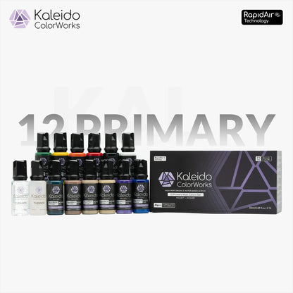 GAAHLERI Kaleido 12 Matt Primary Colors Paint Set