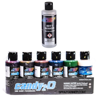 Createx Colors candy2o Primary Set - SprayGunner