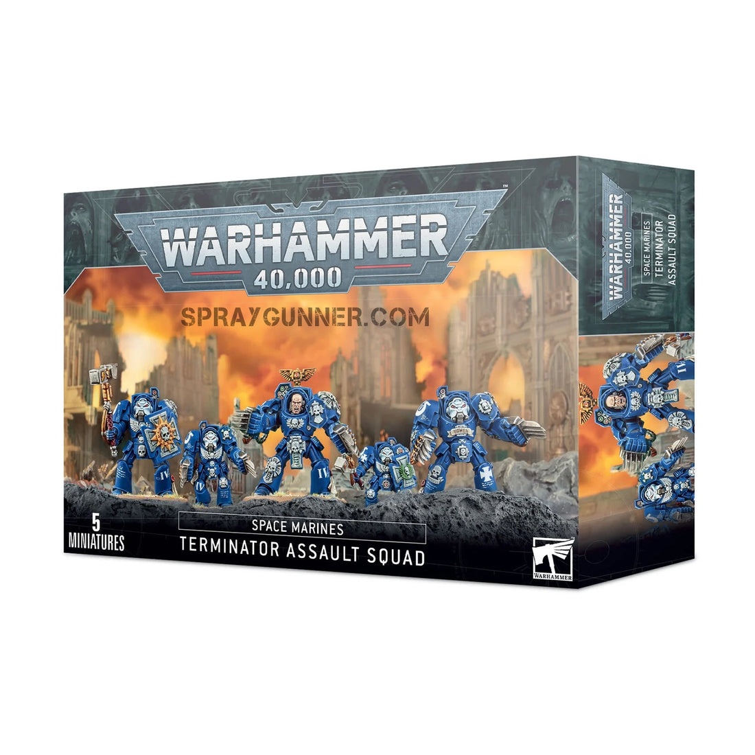 Warhammer 40K Space Marines - Terminator Assault Squad - SprayGunner