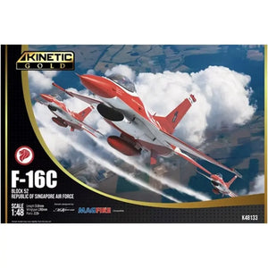 Kinetic 1/48 F-16C RSAF Black Knight Model Kit - SprayGunner