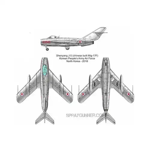 AMMO by MIG 1/48 MIG-17F Shenyang J-5 Vietnam-China-North Korea