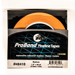 FBS PRO BAND Fine Line 48410 Orange Tape 0.125 in. x 60 yd