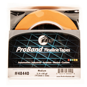 FBS PRO BAND Fine Line 48440 Orange Tape 3/4" x 60 yards (19.2mm x 55m)