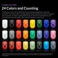 GAAHLERI Kaleido 24 Primary Colors Paint Set
