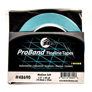 FBS PRO BAND Fine Line 48690 Tape Blue - 1/2" x 60 yards (12.8mm x 55m)