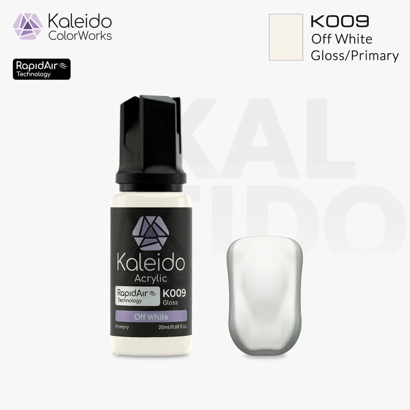 GAAHLERI Kaleido ColorWorks Water-Based Paint K009 Off White 20ml