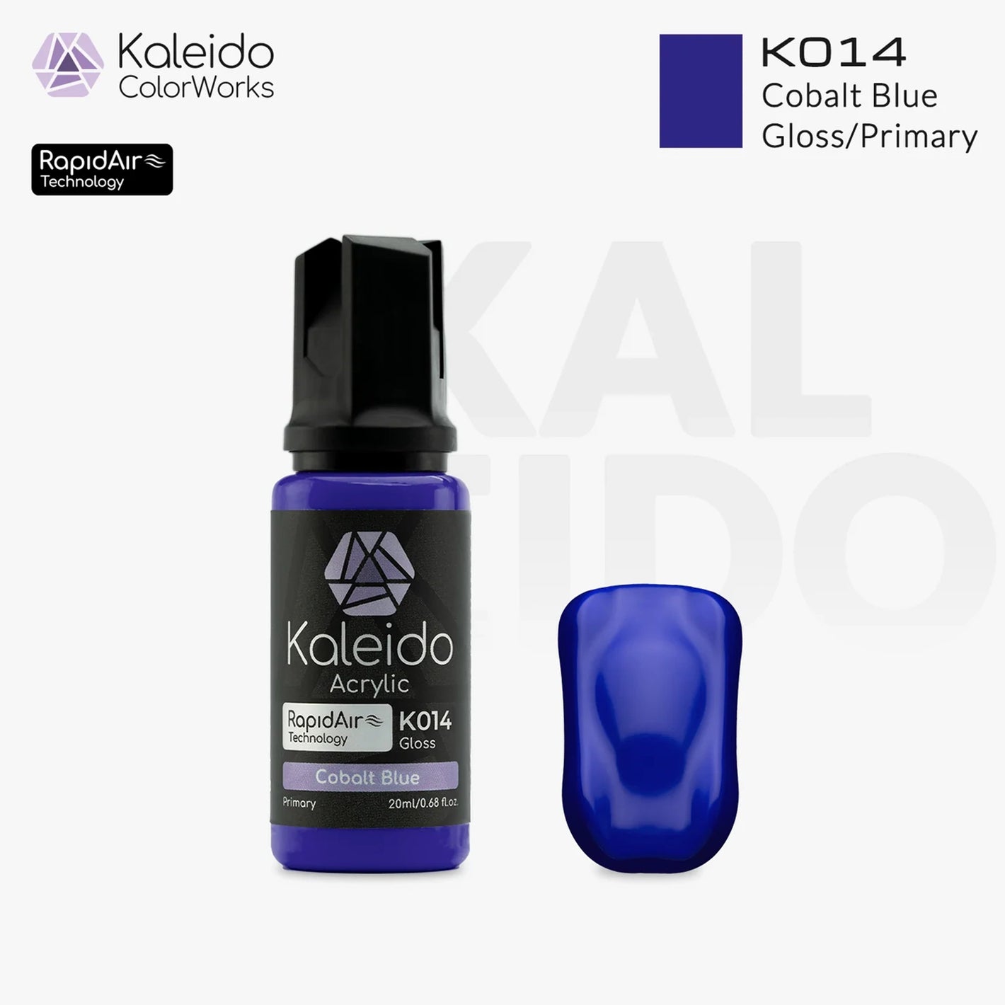 GAAHLERI Kaleido ColorWorks Water-Based Paint K014 Cobalt Blue 20ml
