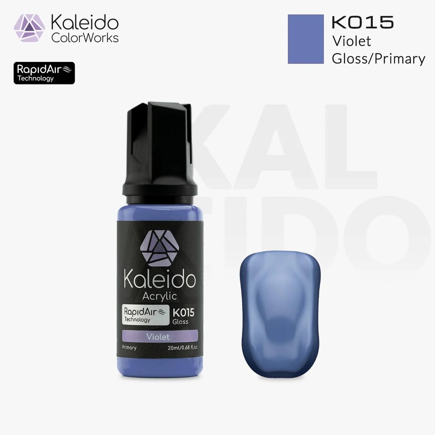 GAAHLERI Kaleido ColorWorks Water-Based Paint K015 Violet 20ml