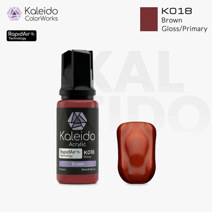 GAAHLERI Kaleido ColorWorks Water-Based Paint K018 Brown 20ml
