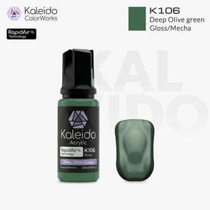 GAAHLERI Kaleido ColorWorks Water-Based Paint K106 Deep Olive Green 20ml