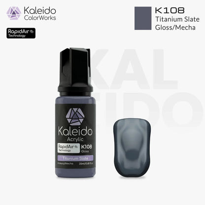 GAAHLERI Kaleido ColorWorks Water-Based Paint K108 Titanium Slate 20ml