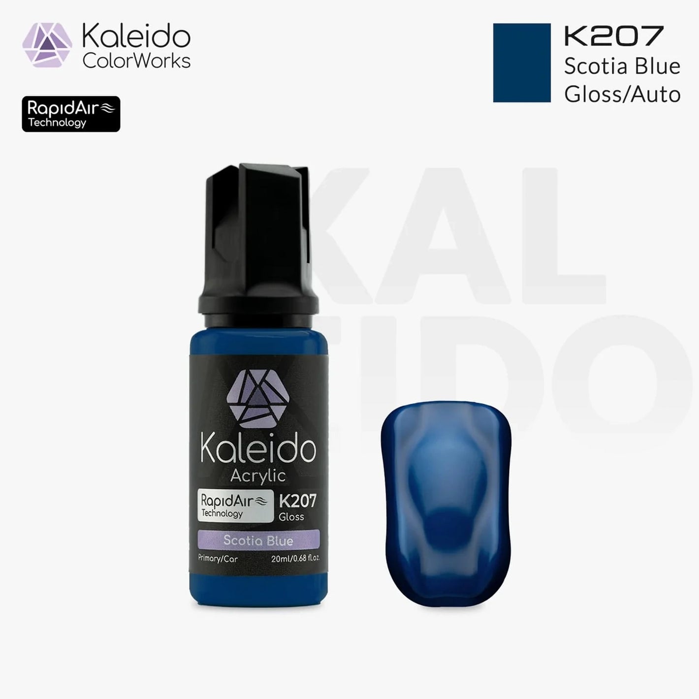 GAAHLERI Kaleido ColorWorks Water-Based Paint K207 Scotia Blue 20ml
